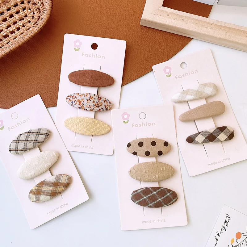 Vintage Plaid Hair Pins for Baby Girls Autumn Winter Children Accessories Polka Dot BB Clips Korean Kids Headdress 3 Pcs/lot
Vintage Plaid Hair Pins for Baby Girls Autumn Winter Children Accessories Polka Dot BB Clips Korean Kids Headdress 3 Pcs/lot