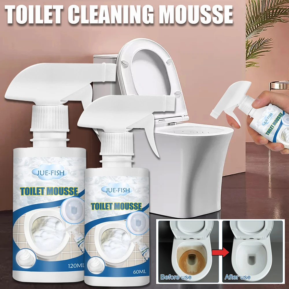 60ml Toilet Foam Cleaner Multi-purpose Powerful Dirt Remover Spray For Home Use Toilet Mouse Easy To Use 66cy
60ml Toilet Foam Cleaner Multi-purpose Powerful Dirt Remover Spray For Home Use Toilet Mouse Easy To Use 66cy