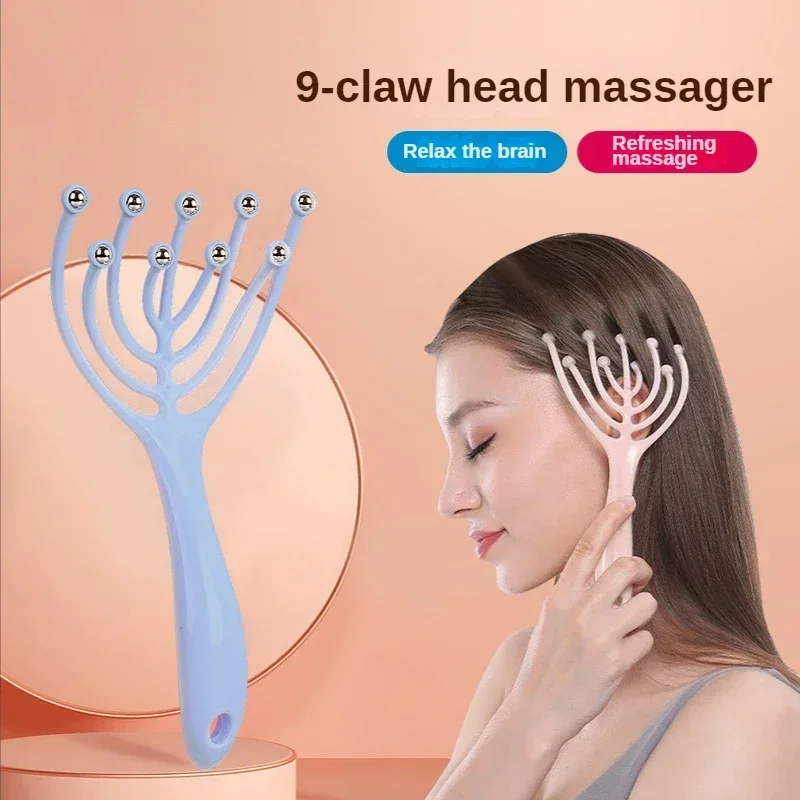9 Claws Head Massger Body Relaxation Scalp Massage Hand Held Hair Relax Spa Health Care Stress Relief Aid Tool Accessories
9 Claws Head Massger Body Relaxation Scalp Massage Hand Held Hair Relax Spa Health Care Stress Relief Aid Tool Accessories
