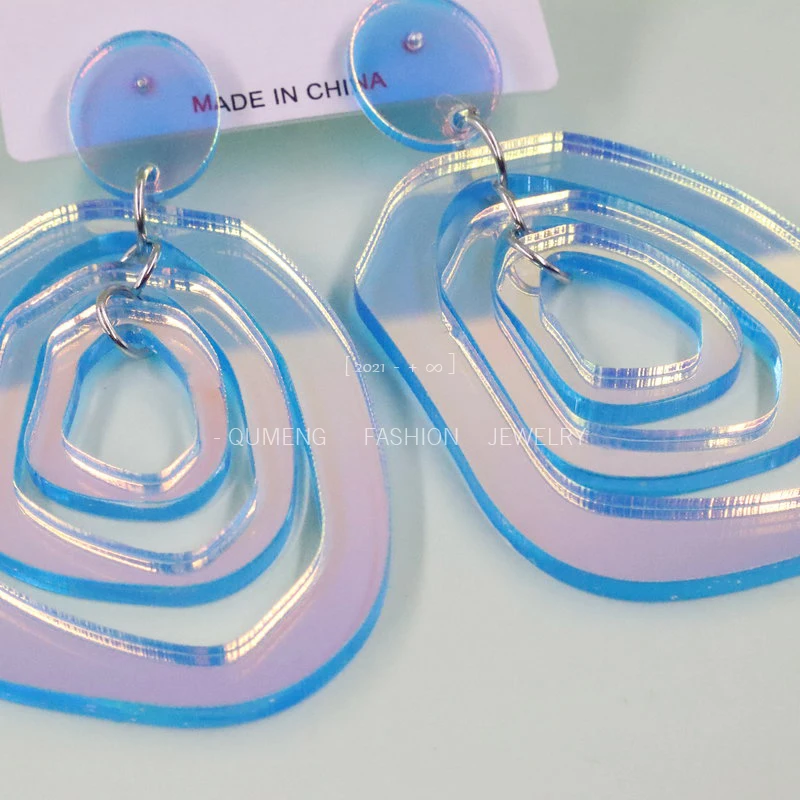 QM 1pair Statement Earrings For Girl Advanced Colorful Gagic Circle Pendant Earrings Ins Style Summer Cool Geometric Earrings
QM 1pair Statement Earrings For Girl Advanced Colorful Gagic Circle Pendant Earrings Ins Style Summer Cool Geometric Earrings