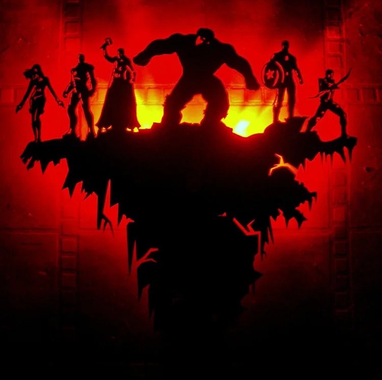 Настенные часы Мстители, домашний декор, 3d светодиодный ночник, настенный светильник ручной работы для спальни, бойфренда, День Святого Вал...
Настенные часы Мстители, домашний декор, 3d светодиодный ночник, настенный светильник ручной работы для спальни, бойфренда, День Святого Вал...