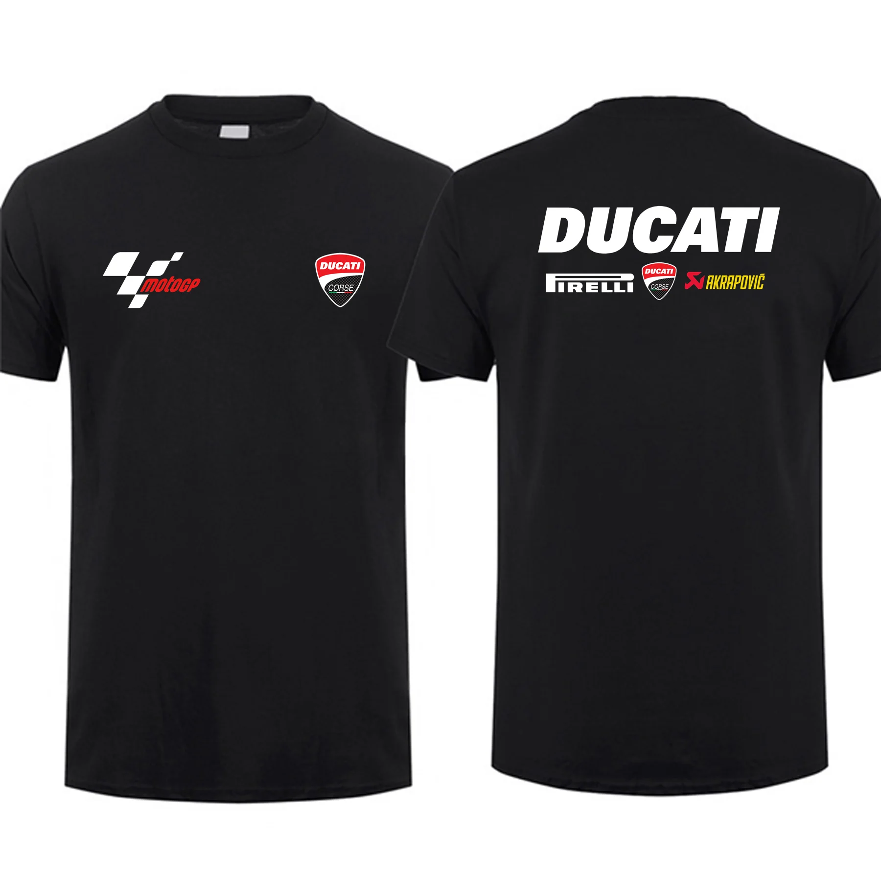 2023 Hot Sale Summer 100% Cotton New Ducati Corse Logo Motorcycle Black T Shirt Men Short Sleeves Tee Hip Hop Streetwear T-shirt
2023 Hot Sale Summer 100% Cotton New Ducati Corse Logo Motorcycle Black T Shirt Men Short Sleeves Tee Hip Hop Streetwear T-shirt