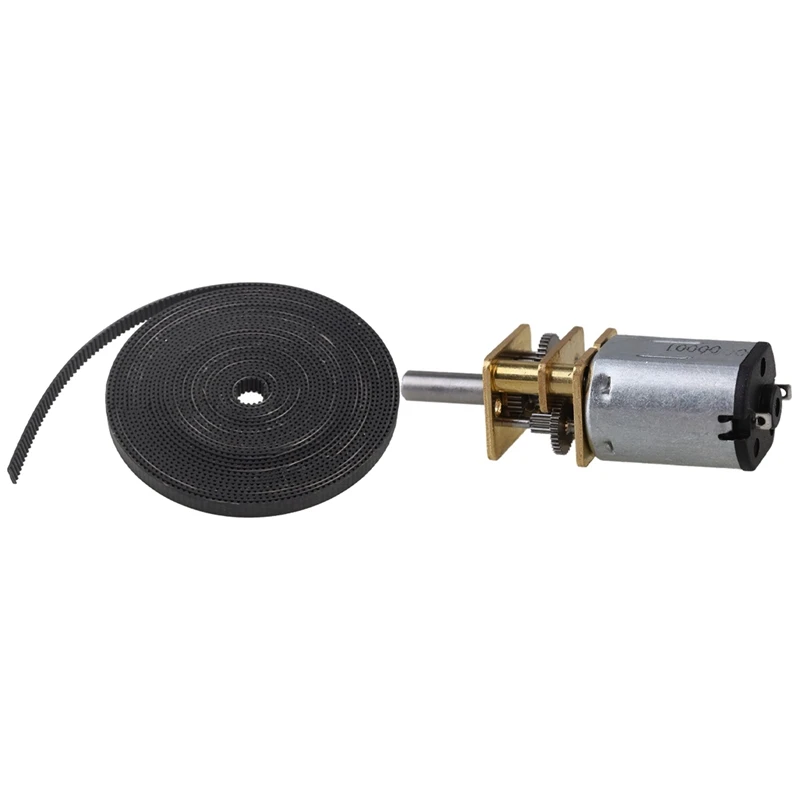 1 Set 2M 2GT 6Mm Pulley Timing Belt 20T Tooth 5Mm Gear Pulley & 1 Pcs GA12-N20 300RPM Electric Gear Motor Gearwheel
1 Set 2M 2GT 6Mm Pulley Timing Belt 20T Tooth 5Mm Gear Pulley & 1 Pcs GA12-N20 300RPM Electric Gear Motor Gearwheel
