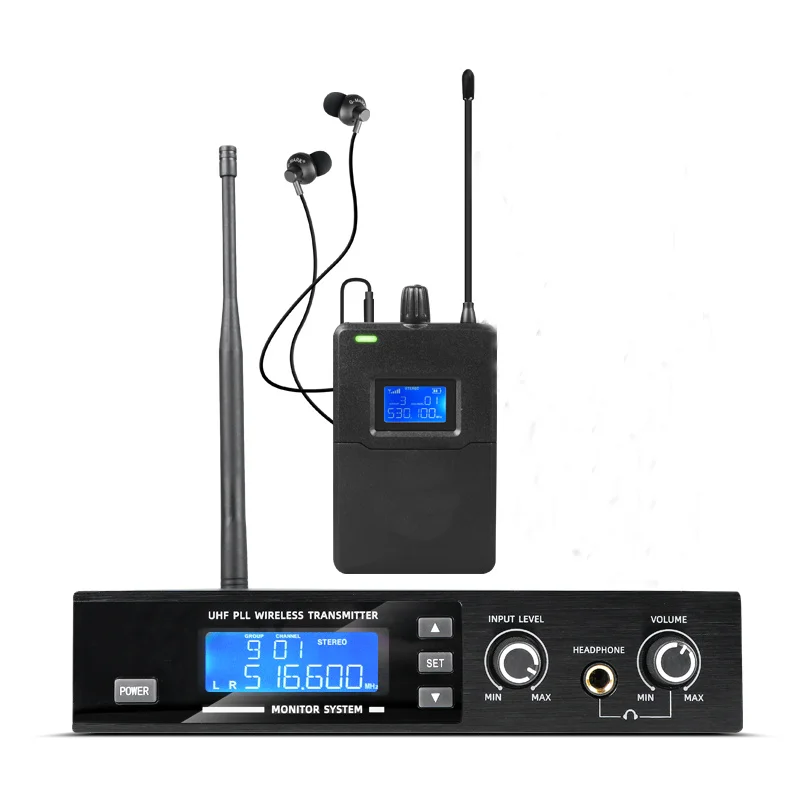 High Quality UHF Stereo In-Ear Monitor System Professional Wireless Monitor Stage Band Performance
High Quality UHF Stereo In-Ear Monitor System Professional Wireless Monitor Stage Band Performance