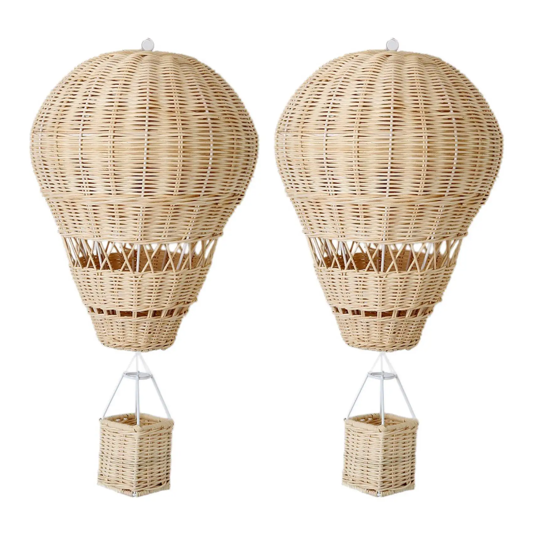2X Hand-Woven Rattan Hot Air Balloon Children's Room Wall Decoration Bohemian Nursery Decoration Photo Props
2X Hand-Woven Rattan Hot Air Balloon Children's Room Wall Decoration Bohemian Nursery Decoration Photo Props