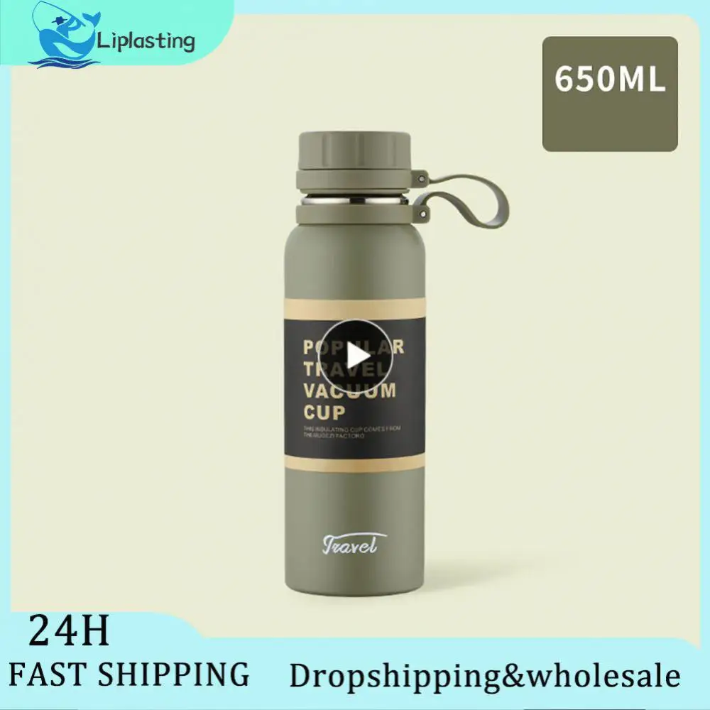 Thermal Pot Stainless Steel Double-layer Water Cup Silica Gel Leak-proof Kettle Sports Bottle Thermos Cup Large Capacity Durable 
Thermal Pot Stainless Steel Double-layer Water Cup Silica Gel Leak-proof Kettle Sports Bottle Thermos Cup Large Capacity Durable