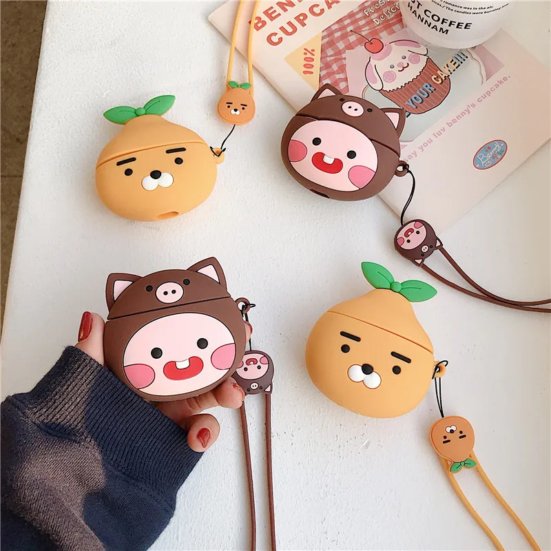 Case for Airpod Pro INS Cute Cartoon Bear Headphone Cover for AirPods Pro1/2 3D Design for Apple Wireless Earphone Soft Sleeves 
Case for Airpod Pro INS Cute Cartoon Bear Headphone Cover for AirPods Pro1/2 3D Design for Apple Wireless Earphone Soft Sleeves