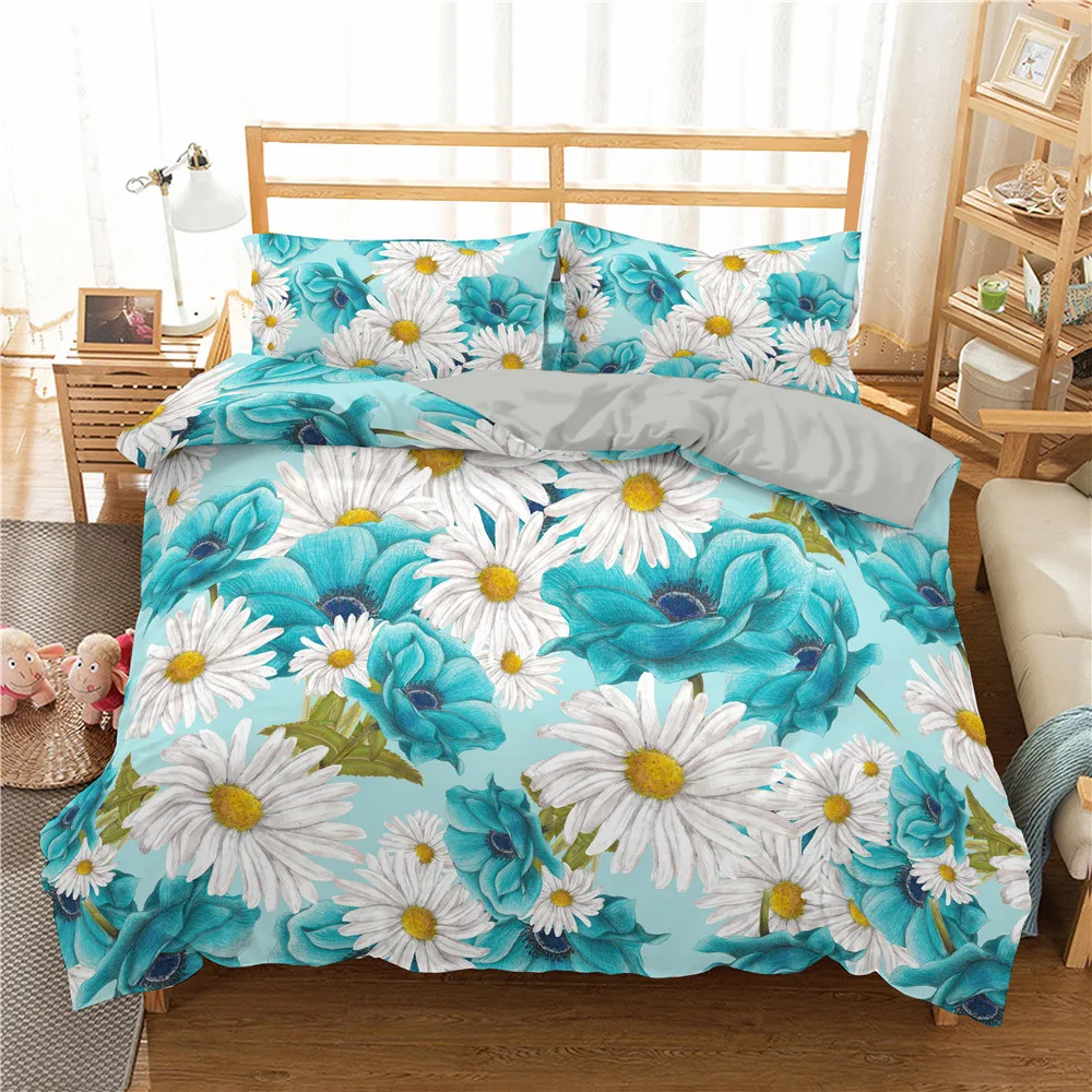 Printed Polyester Duvet Cover with Pillowcase Single Double Queen Twin 3D Bedding Set Flower Full King Size 2/3 Pcs Quilt Cover
Printed Polyester Duvet Cover with Pillowcase Single Double Queen Twin 3D Bedding Set Flower Full King Size 2/3 Pcs Quilt Cover