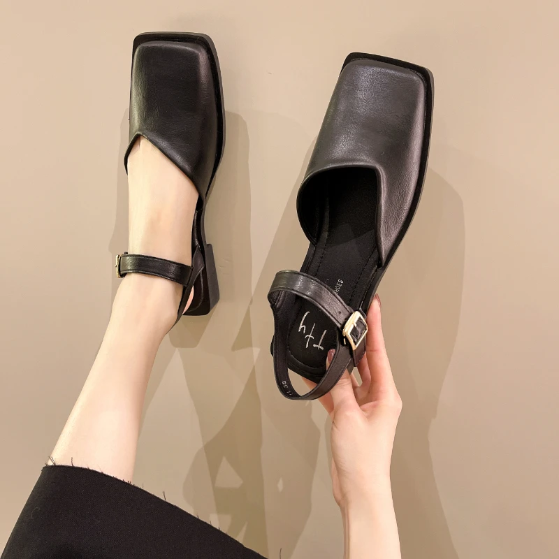 Fashion Women's Sandals 2022 New Summer Women's Flats Casual Comfortable Women's Shoes Buckle Solid Color Women's Shoes
Fashion Women's Sandals 2022 New Summer Women's Flats Casual Comfortable Women's Shoes Buckle Solid Color Women's Shoes