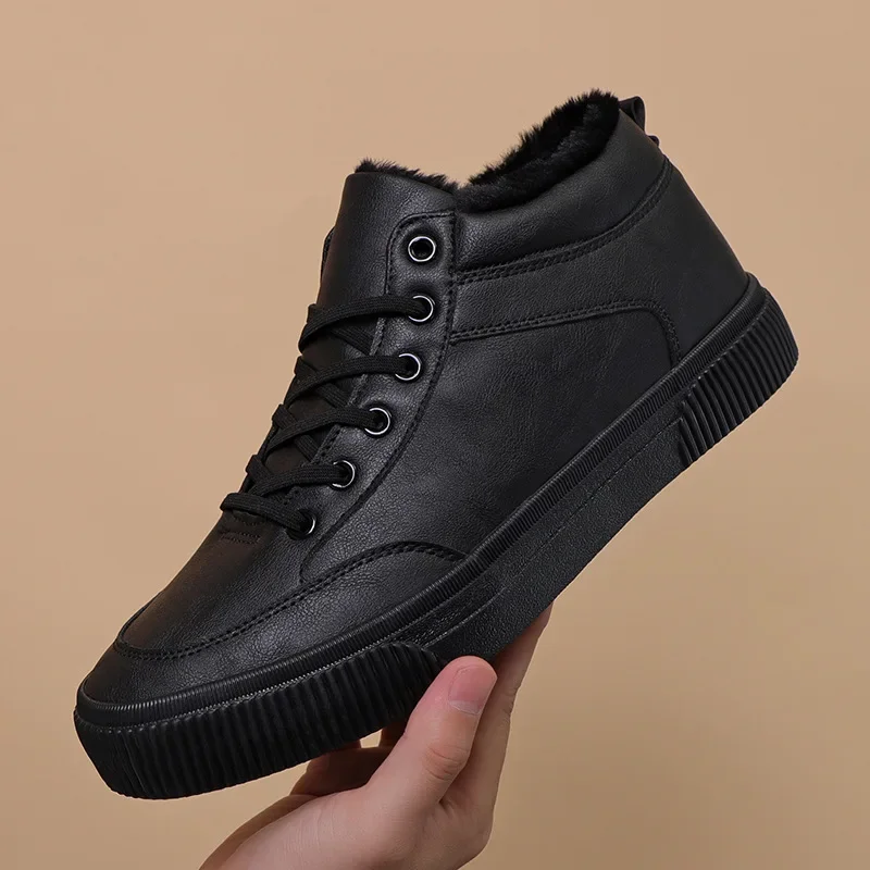 Winter Low-top Warm Casual Sneakers Hard-Wearing Comfortable Men Short Plush Joker Shoes Classic Lace-up Designer Flats
Winter Low-top Warm Casual Sneakers Hard-Wearing Comfortable Men Short Plush Joker Shoes Classic Lace-up Designer Flats