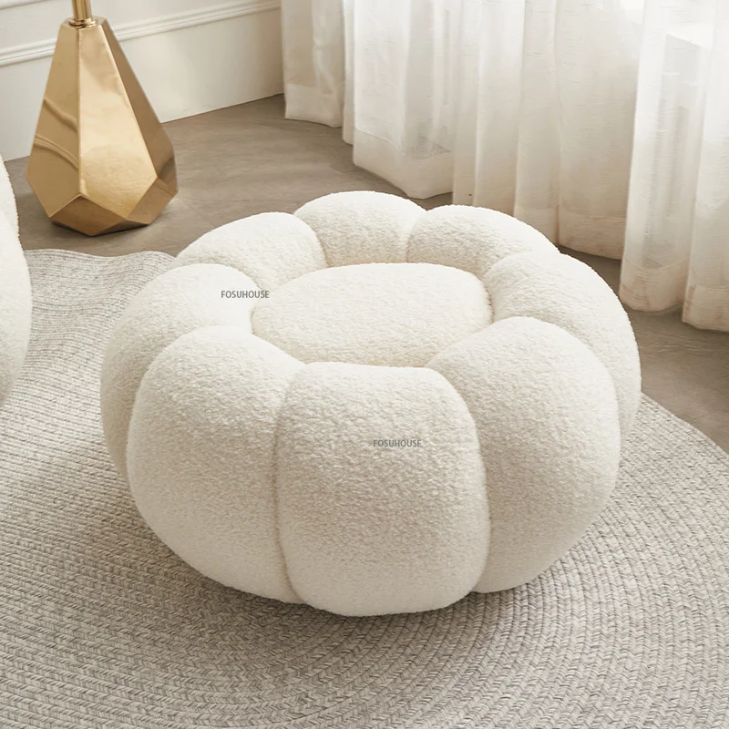 Light Luxury Stool Living Room floor sofa chair lamb fleece sofa soft ottoman home Furniture bedroom Low pouffe footrest Stools
Light Luxury Stool Living Room floor sofa chair lamb fleece sofa soft ottoman home Furniture bedroom Low pouffe footrest Stools