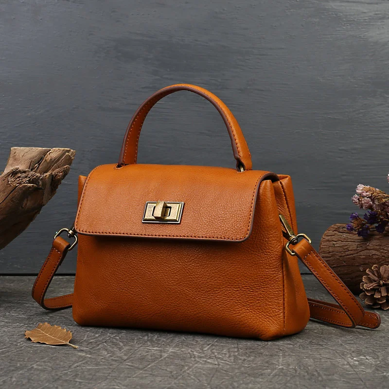 Женская сумка из натуральной кожи, однотонная простая сумка с замком, универсальная сумка-мессенджер Advanced sense 
Женская сумка из натуральной кожи, однотонная простая сумка с замком, универсальная сумка-мессенджер Advanced sense