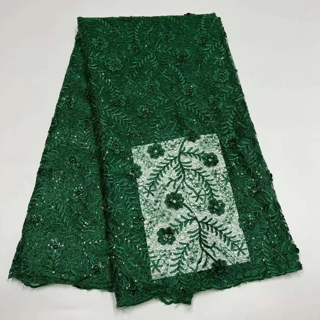 African Sequins Lace Fabric French Mesh Laces High Quality 2022 green Nigerian Lace Fabric For Party Sew RFV1-14
African Sequins Lace Fabric French Mesh Laces High Quality 2022 green Nigerian Lace Fabric For Party Sew RFV1-14