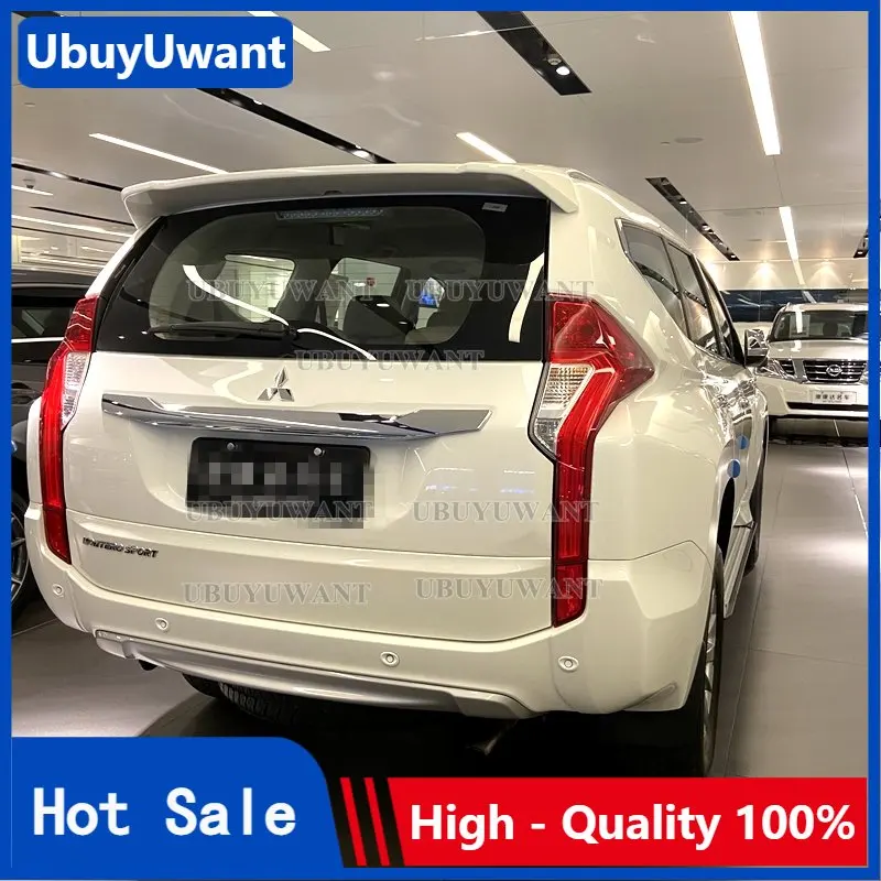 Задний спойлер на крышу для Mitsubishi Pajero, спортивный спойлер 2016 2017-2021 из АБС-пластика, украшение для заднего крыла автомобиля 
Задний спойлер на крышу для Mitsubishi Pajero, спортивный спойлер 2016 2017-2021 из АБС-пластика, украшение для заднего крыла автомобиля
