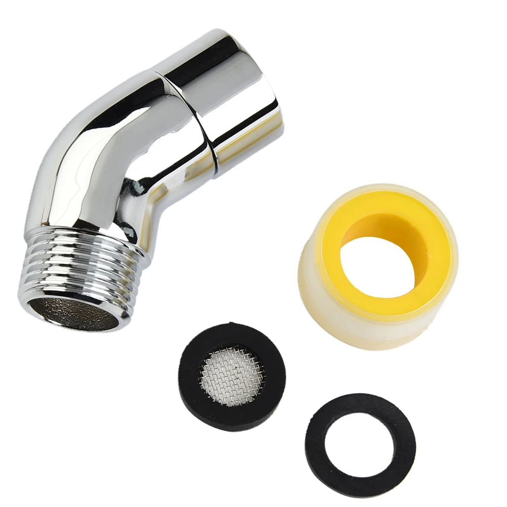 Shower Elbow Adapter G1/2 135°Hand Shower Top Spray Elbow Chrome Angle Female Thread And Male Thread Bathroom Accessories
Shower Elbow Adapter G1/2 135°Hand Shower Top Spray Elbow Chrome Angle Female Thread And Male Thread Bathroom Accessories