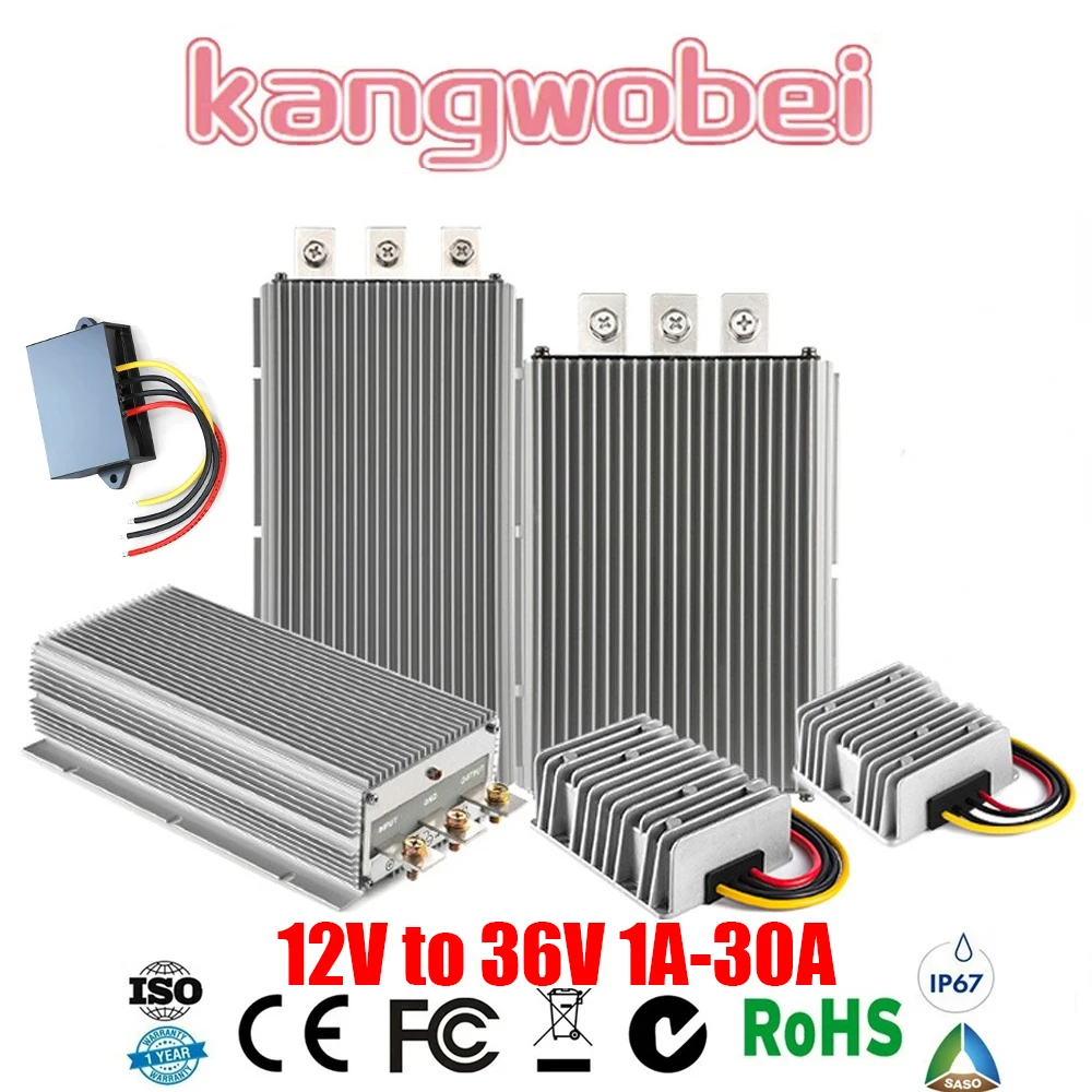 12V to 36V 1A-30A 36VDC Stabilizer Output Voltage Module Step Up Boost Power Converter DC to DC Converter 1A 3A 5A 10A 20A 30A
12V to 36V 1A-30A 36VDC Stabilizer Output Voltage Module Step Up Boost Power Converter DC to DC Converter 1A 3A 5A 10A 20A 30A