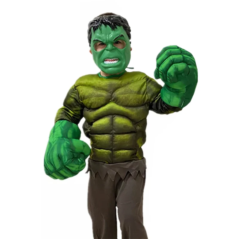 Child Hulk Muscle Costume Marvel Superhero Hulk Cosplay Muscle Costume Fist Plush Gloves Kids Boys Halloween Carnival Costume
Child Hulk Muscle Costume Marvel Superhero Hulk Cosplay Muscle Costume Fist Plush Gloves Kids Boys Halloween Carnival Costume