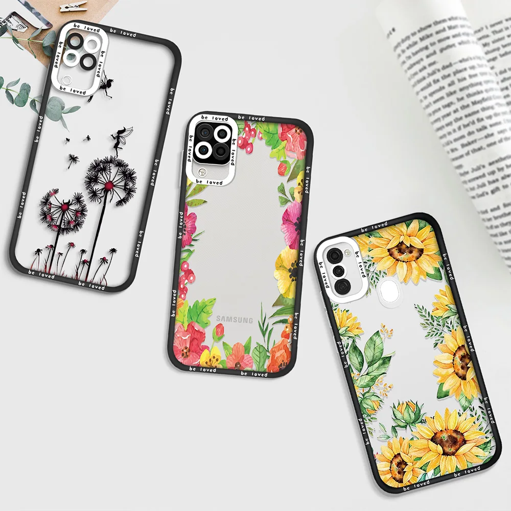 Floral Sunflower Case for Samsung Galaxy A11 A12 A71 A21S A32 4G A52 A52S A53 5G A72 S22 Plus Ultra Clear Back Cover Coque
Floral Sunflower Case for Samsung Galaxy A11 A12 A71 A21S A32 4G A52 A52S A53 5G A72 S22 Plus Ultra Clear Back Cover Coque
