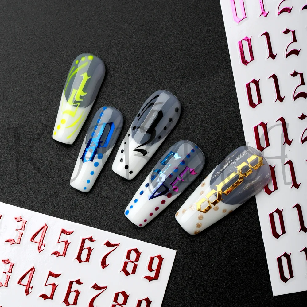 1pcs Number Pattern Nail Sticker Valentine's Day Design Manicure Decals INS Colorful Laser 3D Rose Sticker Decoration Supplies
1pcs Number Pattern Nail Sticker Valentine's Day Design Manicure Decals INS Colorful Laser 3D Rose Sticker Decoration Supplies