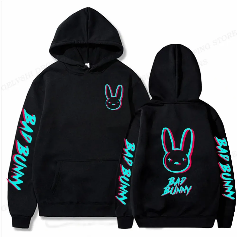 Bad Bunny Hoodies For Men\Women Graphics Print Long Sleeve Pullover Casual Loose Sweatshirts Hip Hop Rabbit Mens Oversized Coat
Bad Bunny Hoodies For Men\Women Graphics Print Long Sleeve Pullover Casual Loose Sweatshirts Hip Hop Rabbit Mens Oversized Coat