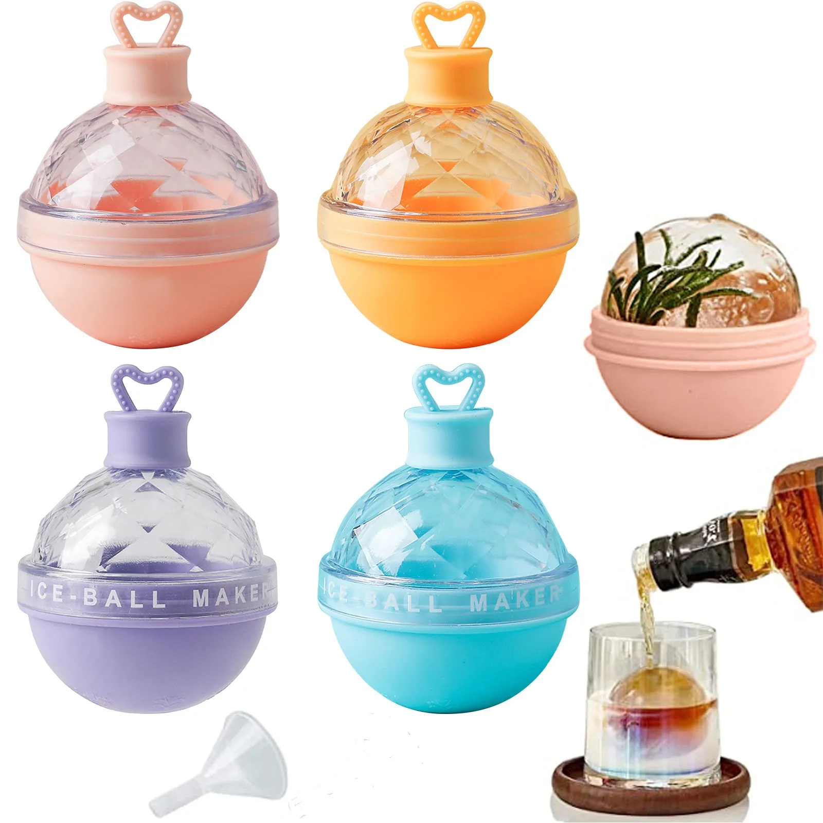 4Pcs/Set Kitchen Silicone Whiskey Ice Cube Mold Round Ice Hockey Mold Ice Ball Maker Mould Ice Cube Tray Bar Ice Cream Tools
4Pcs/Set Kitchen Silicone Whiskey Ice Cube Mold Round Ice Hockey Mold Ice Ball Maker Mould Ice Cube Tray Bar Ice Cream Tools