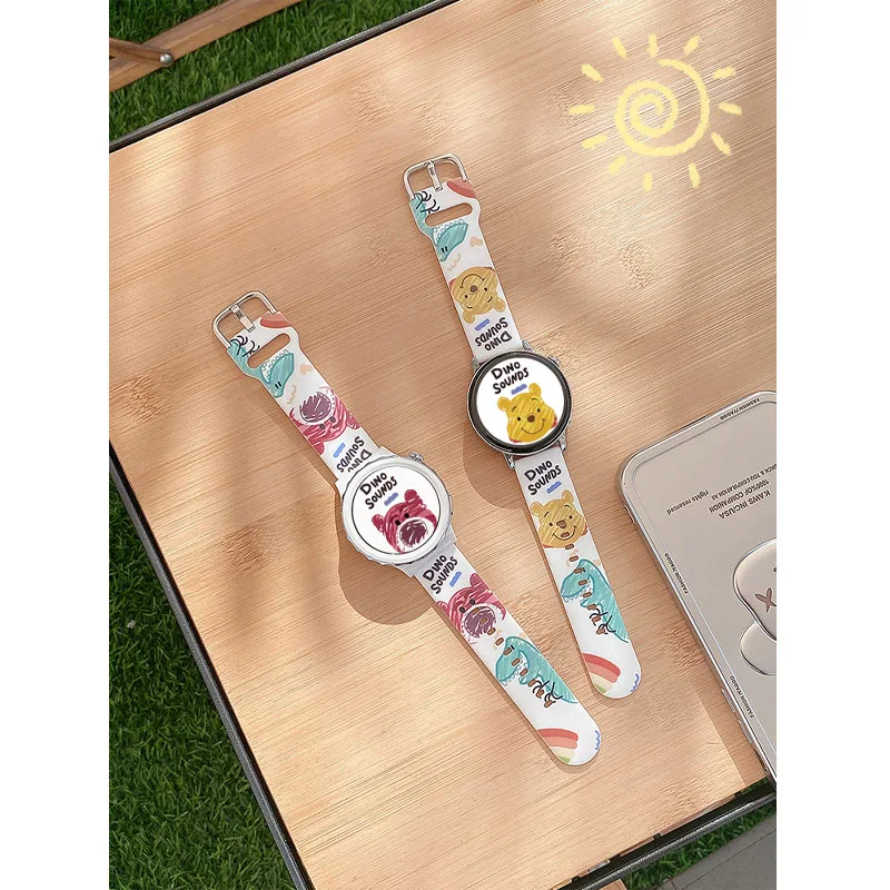 Suitable for Huawei Gt3/watch3/gt2/gt2E Cartoon Disneyed Girl Heart Lotso Kawaii Winnie Silicone Replacement Strap Holiday Gifts
Suitable for Huawei Gt3/watch3/gt2/gt2E Cartoon Disneyed Girl Heart Lotso Kawaii Winnie Silicone Replacement Strap Holiday Gifts