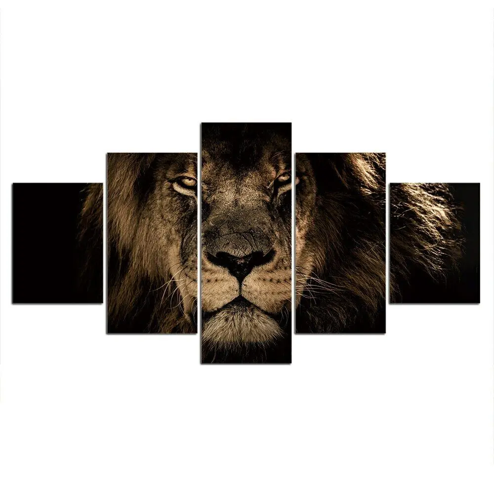 5Pcs African Lion Face Animal Paintings Wall HD Print Home Decor Room Decor Abstract Pictures Canvas Poster Modern 5 Pieces
5Pcs African Lion Face Animal Paintings Wall HD Print Home Decor Room Decor Abstract Pictures Canvas Poster Modern 5 Pieces