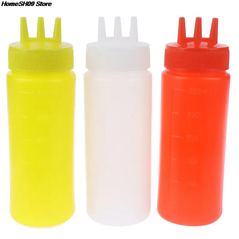 1 шт., бутылка для соуса с 3 отверстиями 
1 шт., бутылка для соуса с 3 отверстиями