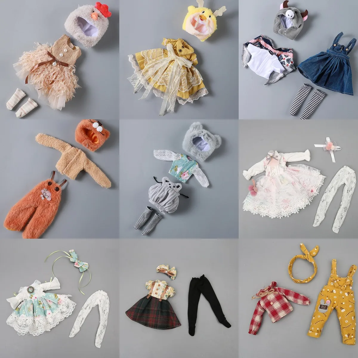 Fashion Doll Clothes Animal Doll Suit Beautiful Doll Outfit 16~17cm Doll Dresses Accessory For 1/12Bjd Molly Body
Fashion Doll Clothes Animal Doll Suit Beautiful Doll Outfit 16~17cm Doll Dresses Accessory For 1/12Bjd Molly Body
