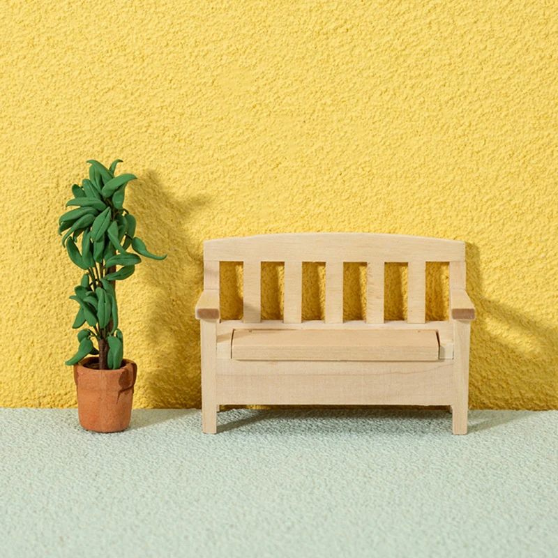 1pc Miniature Bench Sofa Backrest Furniture Dollhouse Double Chair Model Garden Decor Toys Doll House Accessories
1pc Miniature Bench Sofa Backrest Furniture Dollhouse Double Chair Model Garden Decor Toys Doll House Accessories