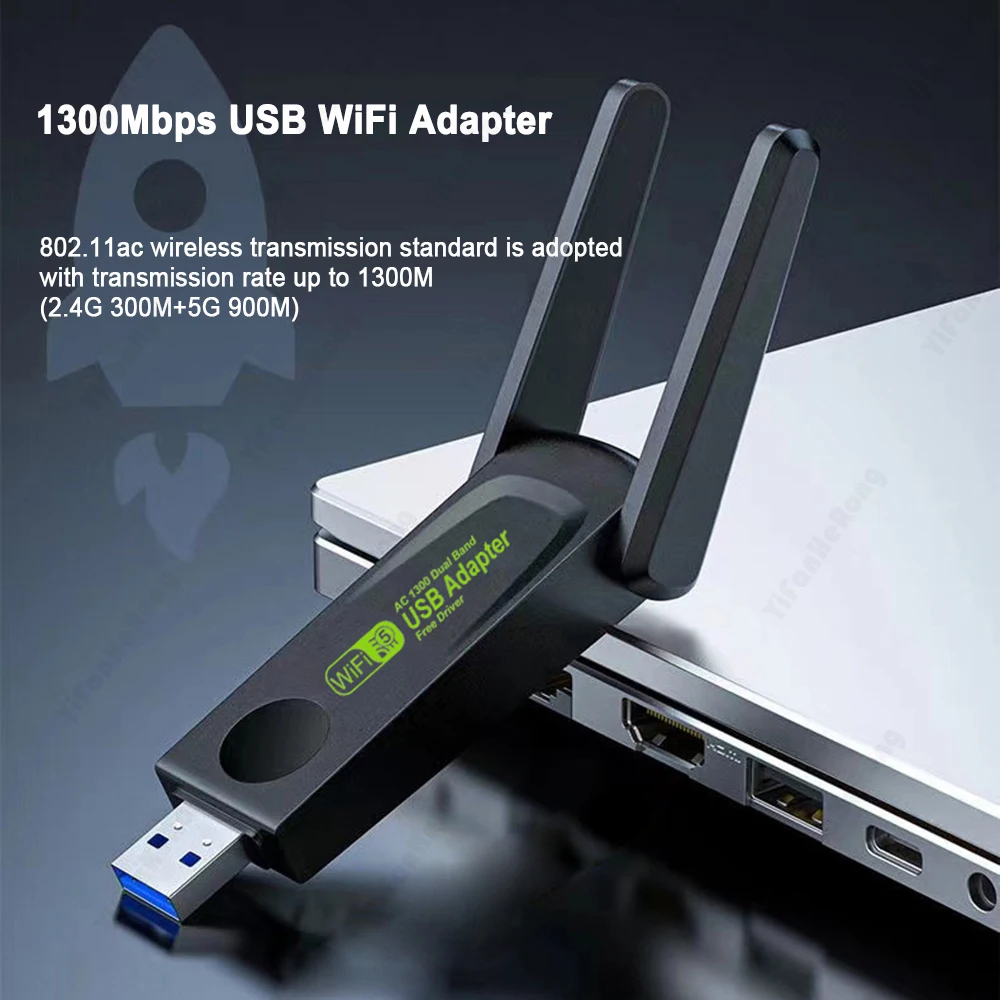 USB3.0 1300Mbps Wireless Drive Free 2.4G+5G Network Card Chip 7612 Support For TKIP, AES, WEP Encryption For Windows XP/7/8/8.1
USB3.0 1300Mbps Wireless Drive Free 2.4G+5G Network Card Chip 7612 Support For TKIP, AES, WEP Encryption For Windows XP/7/8/8.1