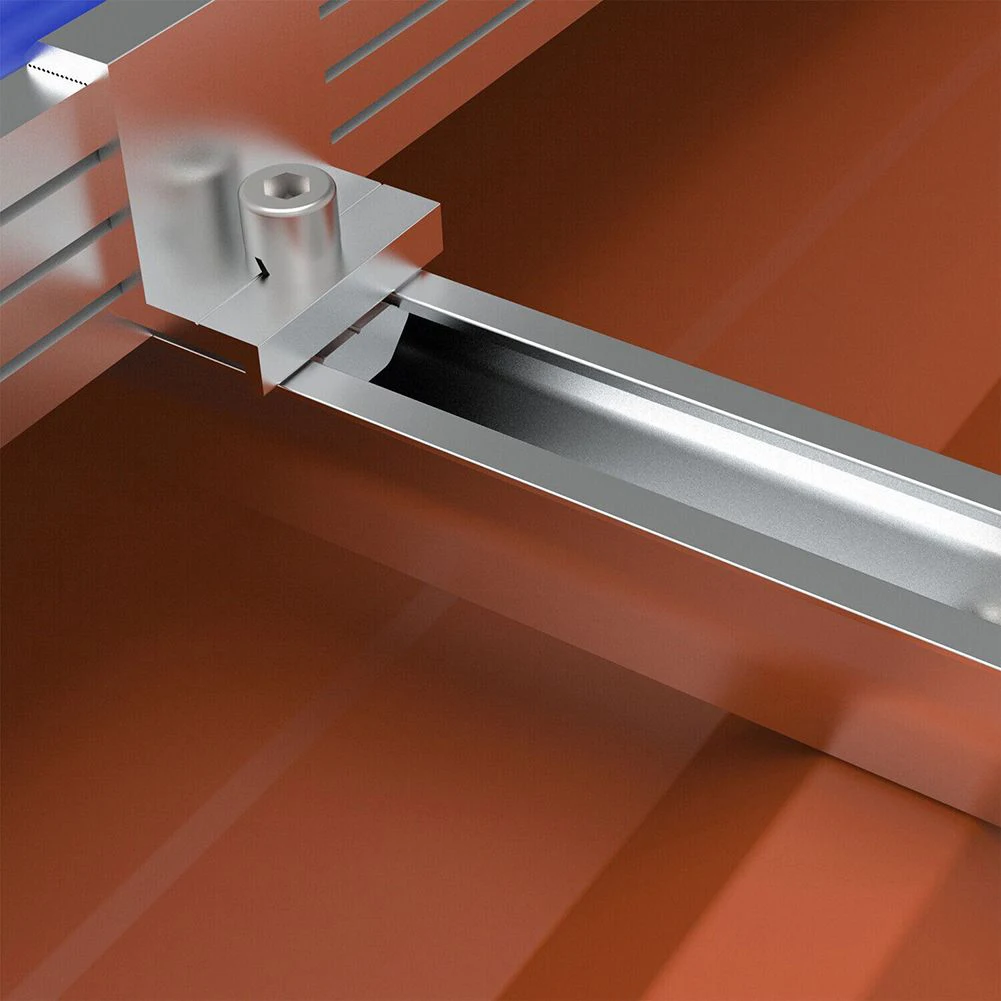 Solar Panel Module Aluminum Bracket Rail Fastening Rail Trapezoidal Roof Mount Photovoltaic Support For Solar Panel System
Solar Panel Module Aluminum Bracket Rail Fastening Rail Trapezoidal Roof Mount Photovoltaic Support For Solar Panel System