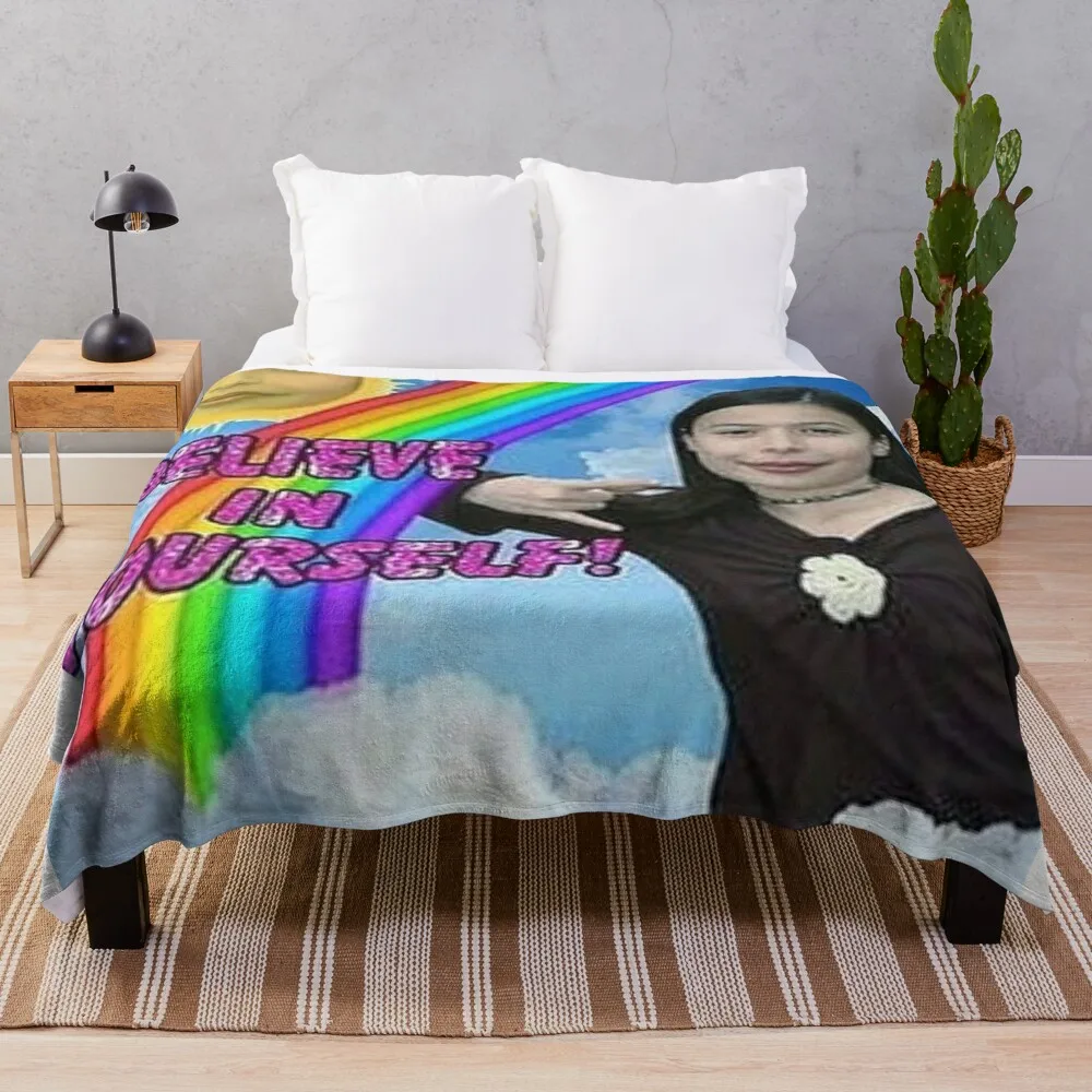 believe in uself! Throw Blanket semi-toral blanket cotton sofa throw sofa blanket with tassels
believe in uself! Throw Blanket semi-toral blanket cotton sofa throw sofa blanket with tassels
