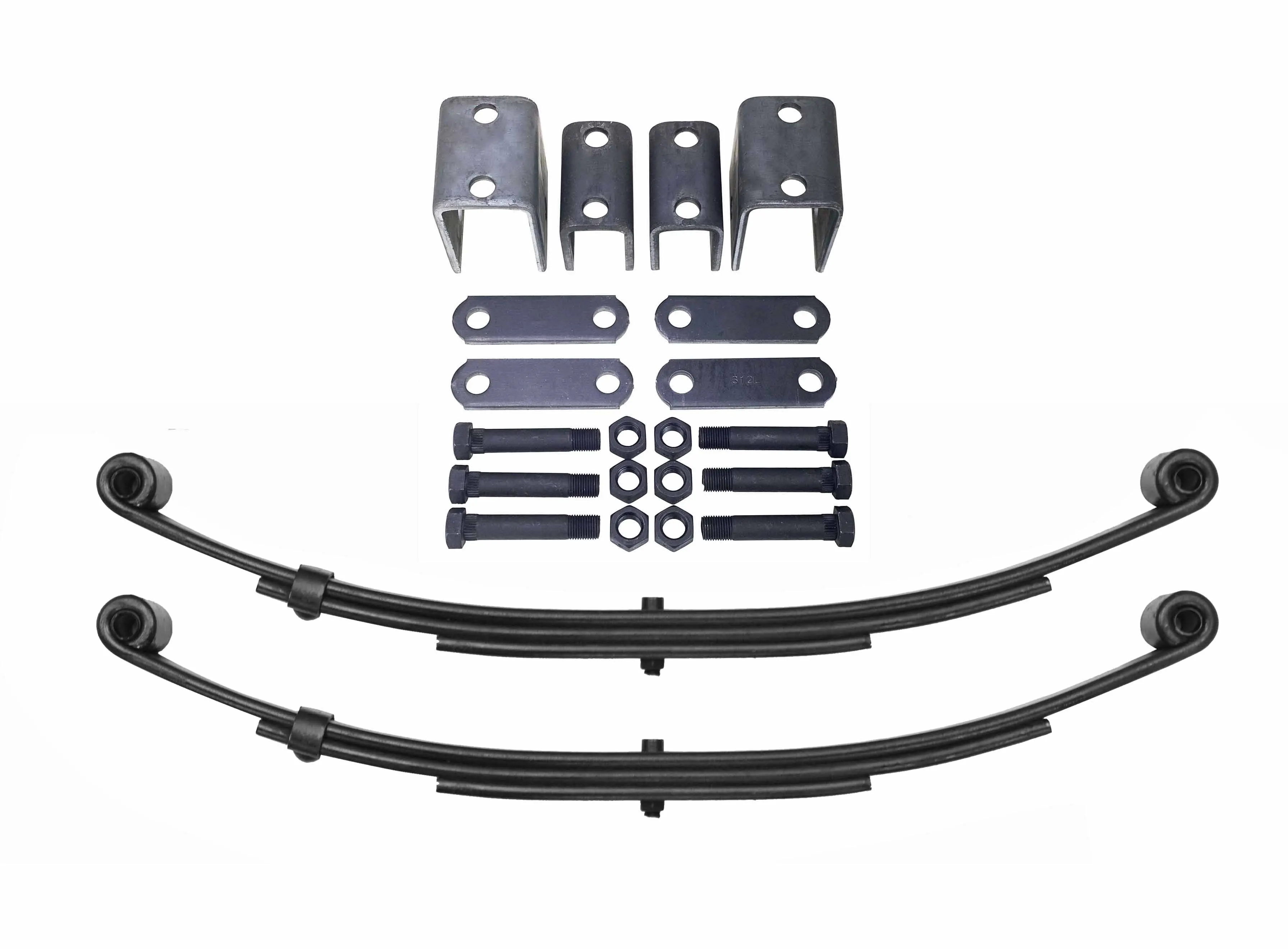 4000lbs 4K Single Trailer Axle Suspension Kit 2000 lbs Leaf Springs & Hanger Kit
4000lbs 4K Single Trailer Axle Suspension Kit 2000 lbs Leaf Springs & Hanger Kit
