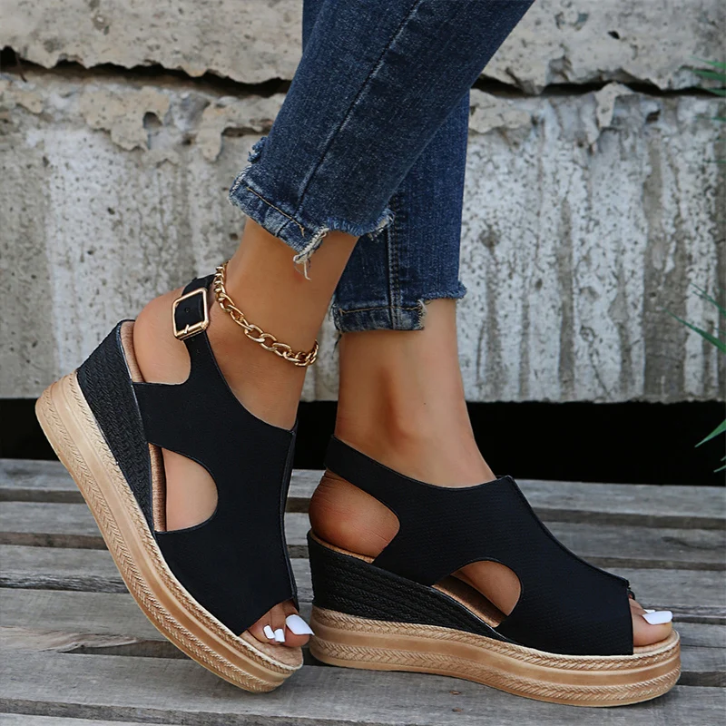 Thick Platform Sandals Summer Women Shoes Wedges Rome Shoes 2022 New Designer High Heels Sandals Causal Mujer Shoes Beach Slides 
Thick Platform Sandals Summer Women Shoes Wedges Rome Shoes 2022 New Designer High Heels Sandals Causal Mujer Shoes Beach Slides