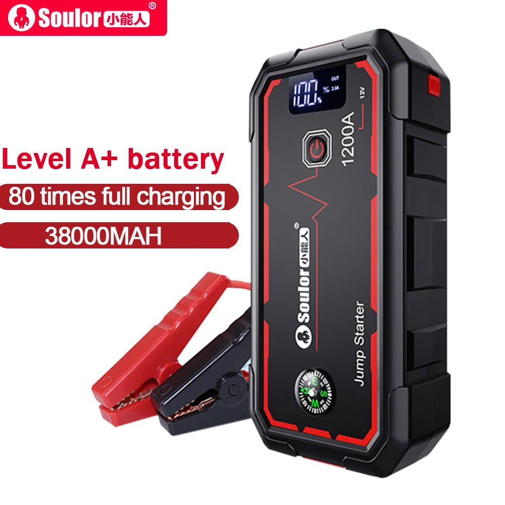 Soulor Car Jump Box Portable Starter Lithium Battery Booster Pack UltraSafe Gas Diesel
Soulor Car Jump Box Portable Starter Lithium Battery Booster Pack UltraSafe Gas Diesel