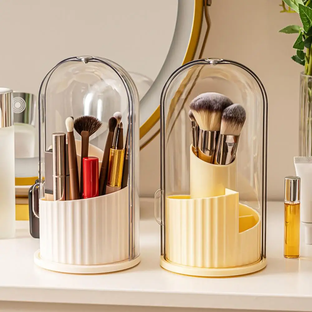 Modern Makeup Brush Holder Multifunctional Rotatable Cosmetic Holder with Dustproof Lid Organize Makeup Brushes Lipsticks More A
Modern Makeup Brush Holder Multifunctional Rotatable Cosmetic Holder with Dustproof Lid Organize Makeup Brushes Lipsticks More A