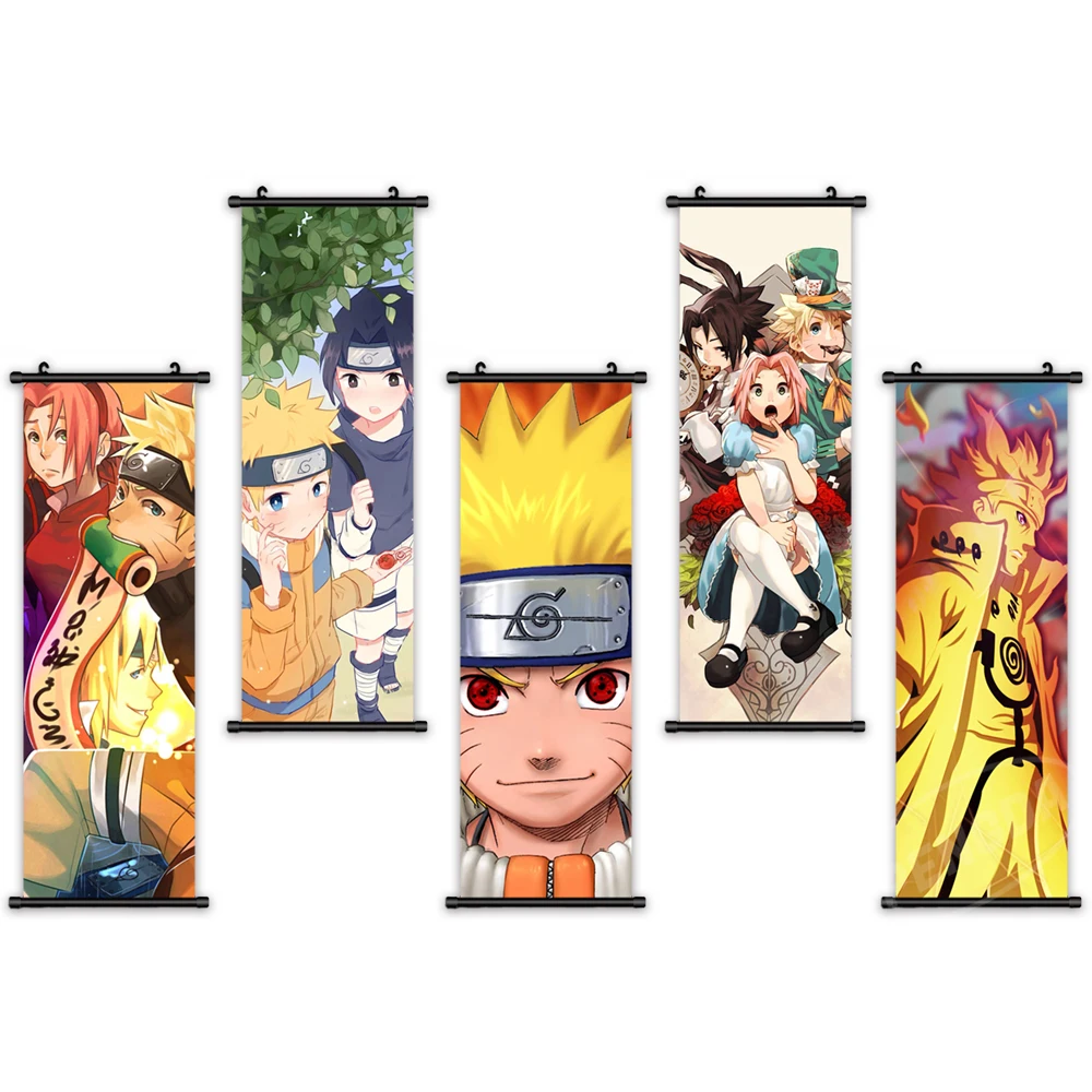 Naruto Home Decor Wall Art Anime Picture Plastic Scroll Uzumaki Naruto Hanging Painting Printed Canvas Poster For Living Room 
Naruto Home Decor Wall Art Anime Picture Plastic Scroll Uzumaki Naruto Hanging Painting Printed Canvas Poster For Living Room