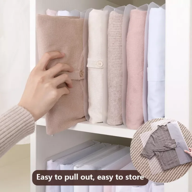 10Pcs Shirt Organizer T Shirt Folder Board Clothing Divider Folding Storage Organizers Wardrobe Rack Shirts Wrinkle Prevention
10Pcs Shirt Organizer T Shirt Folder Board Clothing Divider Folding Storage Organizers Wardrobe Rack Shirts Wrinkle Prevention
