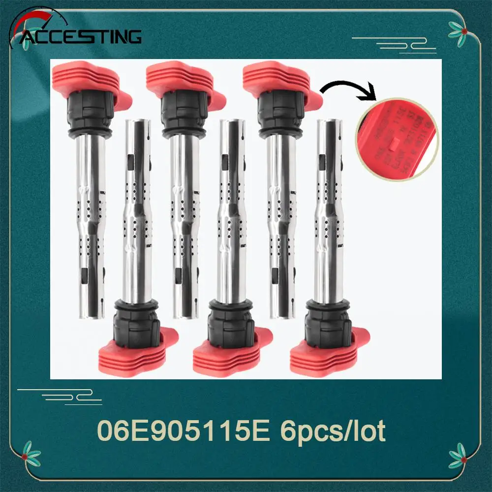 06E905115E 6 шт./лот Катушка зажигания для VW Jetta Golf GTI GLI Passat Tiguan CC Touareg для Audi A3 A4 A5 A6 A7 A8 TT Q3 Q5 R8
06E905115E 6 шт./лот Катушка зажигания для VW Jetta Golf GTI GLI Passat Tiguan CC Touareg для Audi A3 A4 A5 A6 A7 A8 TT Q3 Q5 R8