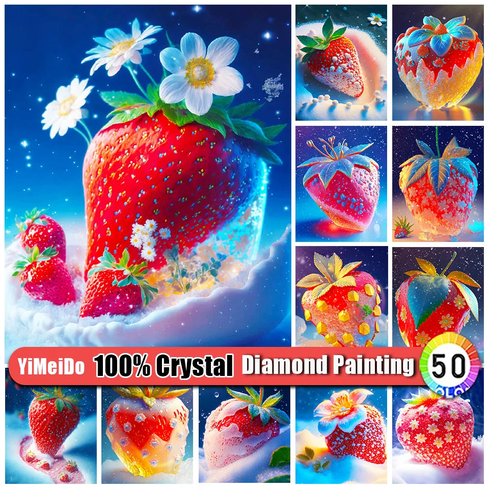 YiMeiDo 100% Crystal Diamond Painting Strawberry Gift Zipper Bag 3D Diamond Embroidery Scenery Mosaic Picture Home Decoration
YiMeiDo 100% Crystal Diamond Painting Strawberry Gift Zipper Bag 3D Diamond Embroidery Scenery Mosaic Picture Home Decoration