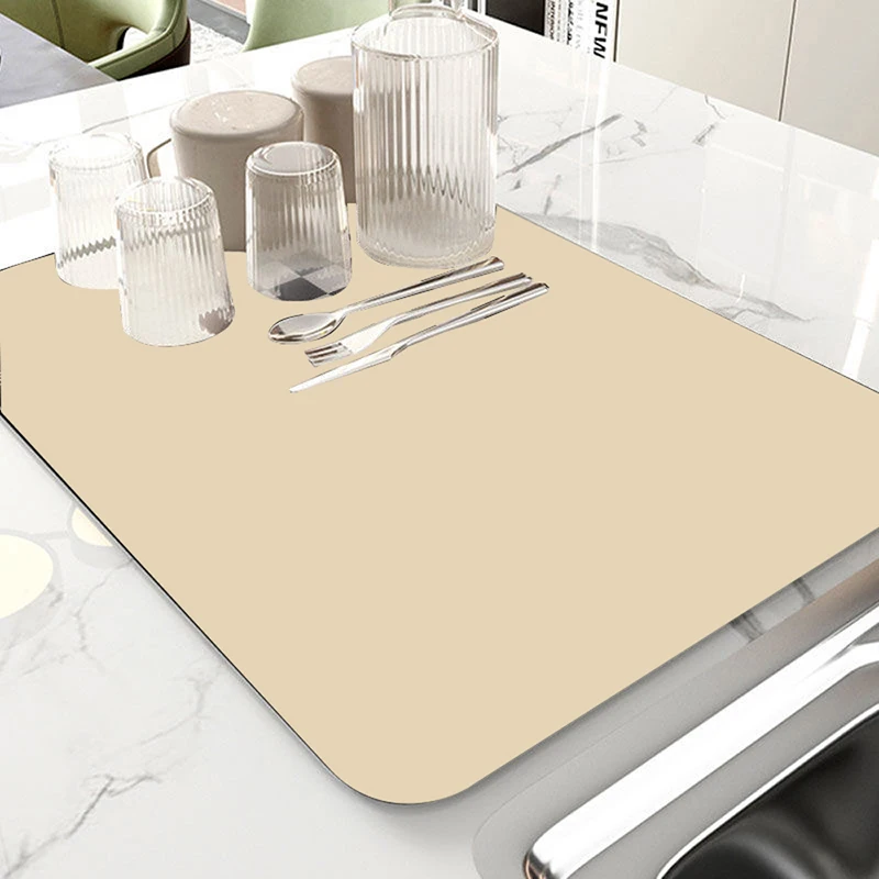 Kitchen Drain Pad Super Absorbent Dish Drying Mat Rugs Tableware Placemat Drainer Mat Non-slip Kitchen Sink Mat Cup Bottle Rug
Kitchen Drain Pad Super Absorbent Dish Drying Mat Rugs Tableware Placemat Drainer Mat Non-slip Kitchen Sink Mat Cup Bottle Rug