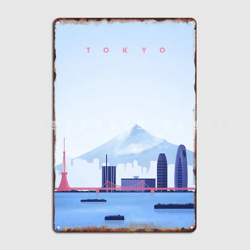 Tokyo Travel Poster Metal Sign Club Garage Club Create Plates Tin Sign Poster
Tokyo Travel Poster Metal Sign Club Garage Club Create Plates Tin Sign Poster