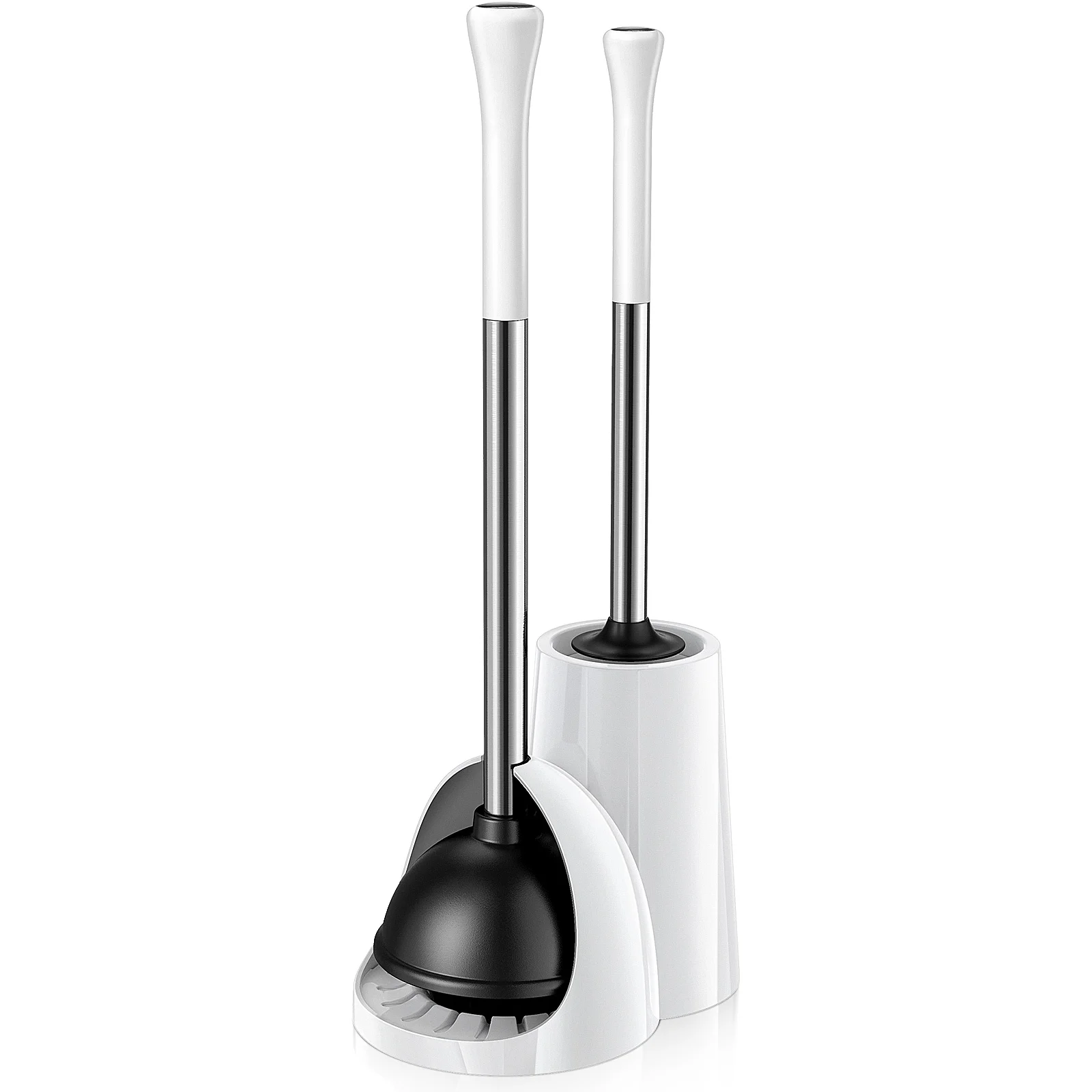 HOMEMAXS Toilet Plunger Set Simple Stylish 2 in 1 Toilet Plunger and Brush Freestanding Toilet Cleaning Tools for Home Bathroom
HOMEMAXS Toilet Plunger Set Simple Stylish 2 in 1 Toilet Plunger and Brush Freestanding Toilet Cleaning Tools for Home Bathroom