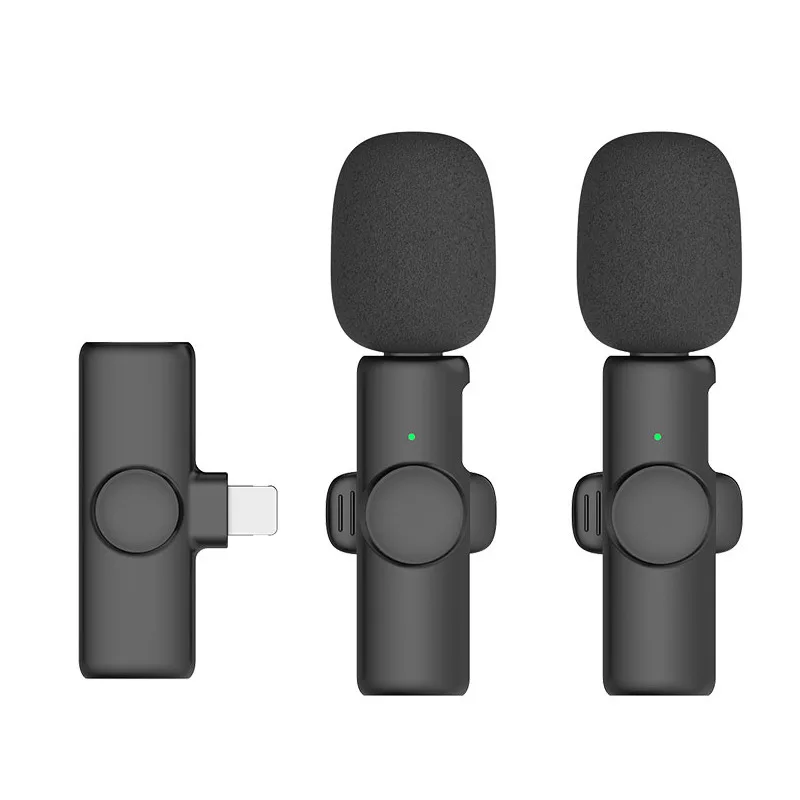 Wireless Lavalier Microphone Plug and Play Lapel Clip-on Mini Mic Automatic Noise Reduction Adjustable Reverb for Smart Phone
Wireless Lavalier Microphone Plug and Play Lapel Clip-on Mini Mic Automatic Noise Reduction Adjustable Reverb for Smart Phone