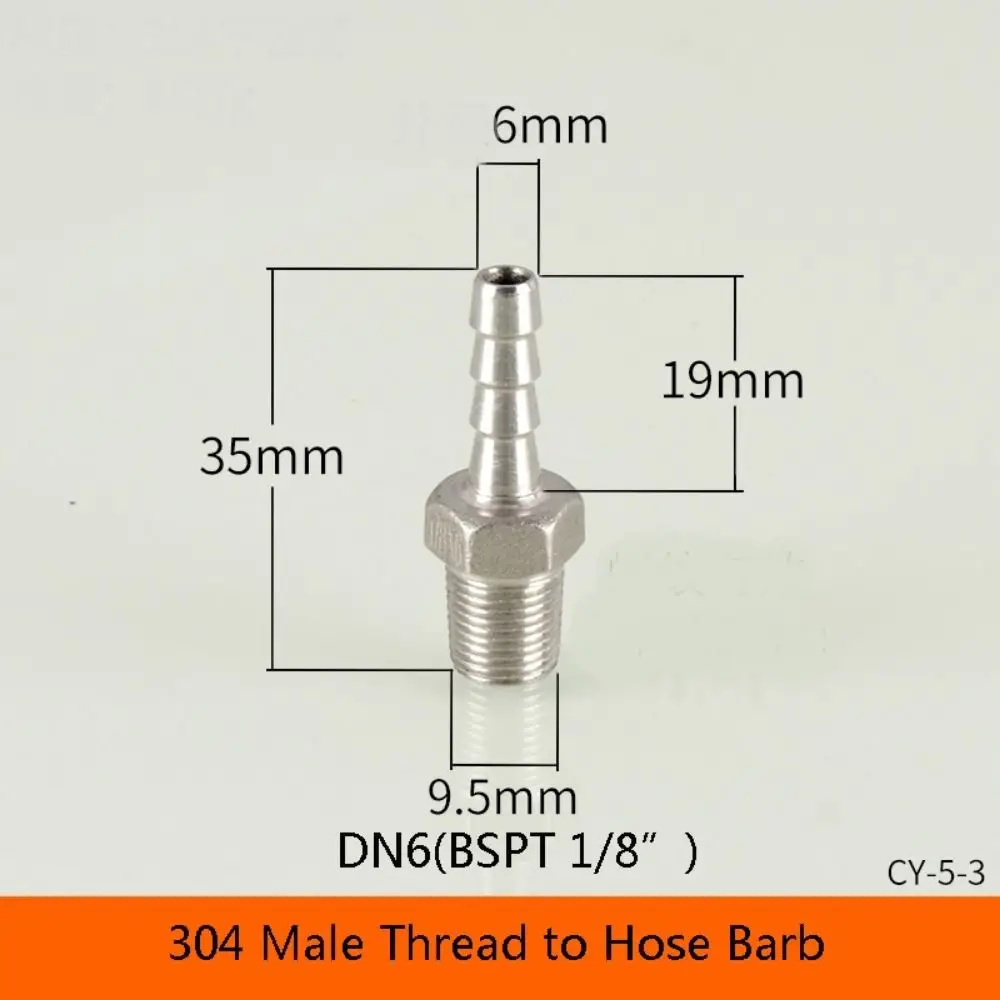 1 шт., нержавеющая сталь 304 BSPT 1/8 дюйма, 3/8 дюйма, 1/2 дюйма, 1/4 дюйма, штуцер для труб с наружной резьбой, соединители для шлангов от 6 мм до 12 мм для трубки из полиуретана и полиэтилена
1 шт., нержавеющая сталь 304 BSPT 1/8 дюйма, 3/8 дюйма, 1/2 дюйма, 1/4 дюйма, штуцер для труб с наружной резьбой, соединители для шлангов от 6 мм до 12 мм для трубки из полиуретана и полиэтилена