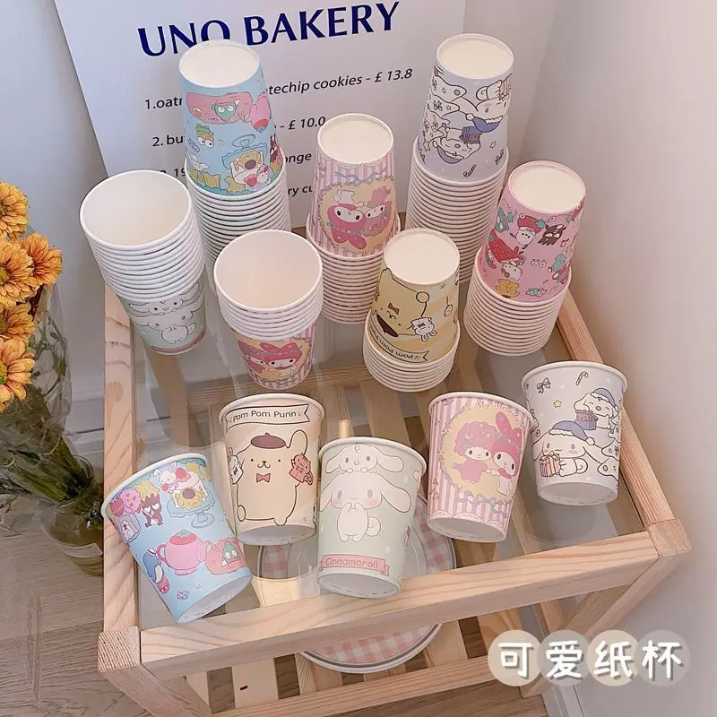 Kawaii Anime Cinnamoroll My Melody Kuromi KT Sanrioed Cute Cartoon Disposable Paper Cup Office Home Drink Cup Birthday Gift
Kawaii Anime Cinnamoroll My Melody Kuromi KT Sanrioed Cute Cartoon Disposable Paper Cup Office Home Drink Cup Birthday Gift