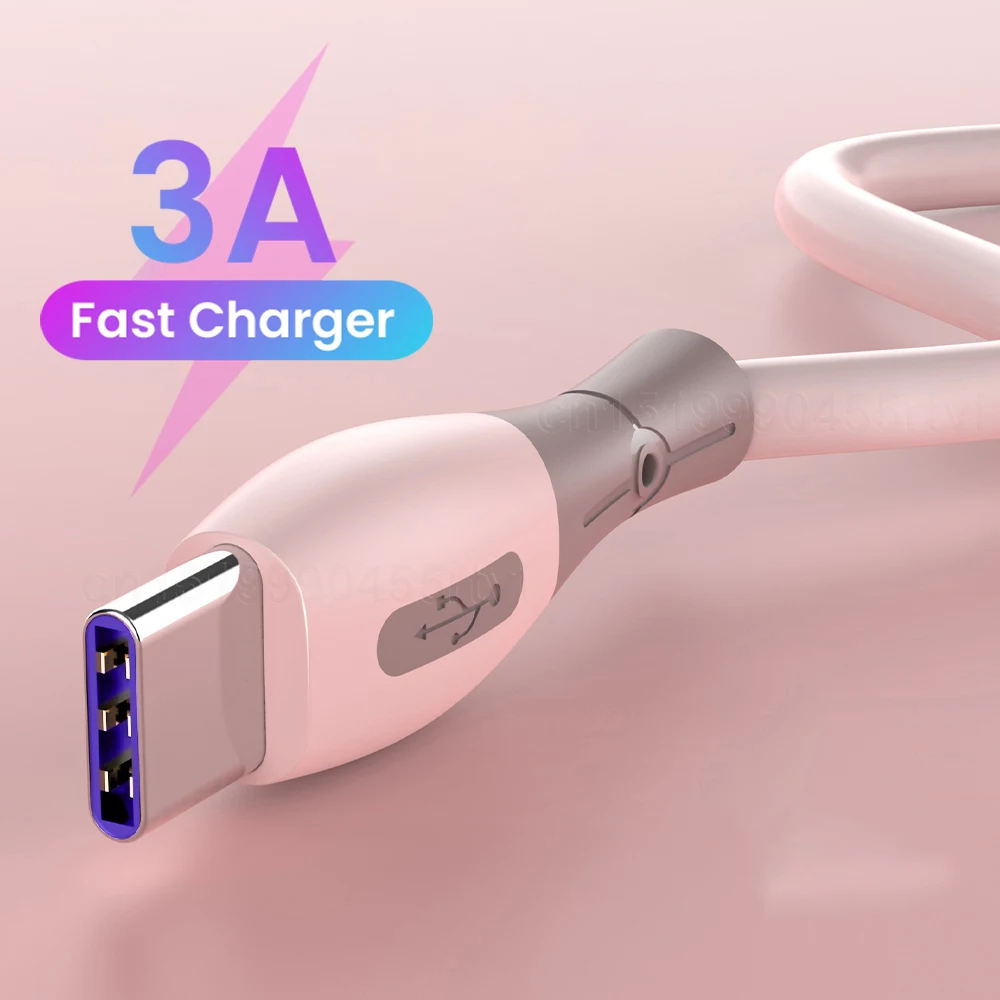 Liquid Silicone USB Type C Cable Fast Charging Micro Cables Type-C Data Cord Charger USB C For Samsung Huawei P20 Pro Xiaomi 11
Liquid Silicone USB Type C Cable Fast Charging Micro Cables Type-C Data Cord Charger USB C For Samsung Huawei P20 Pro Xiaomi 11