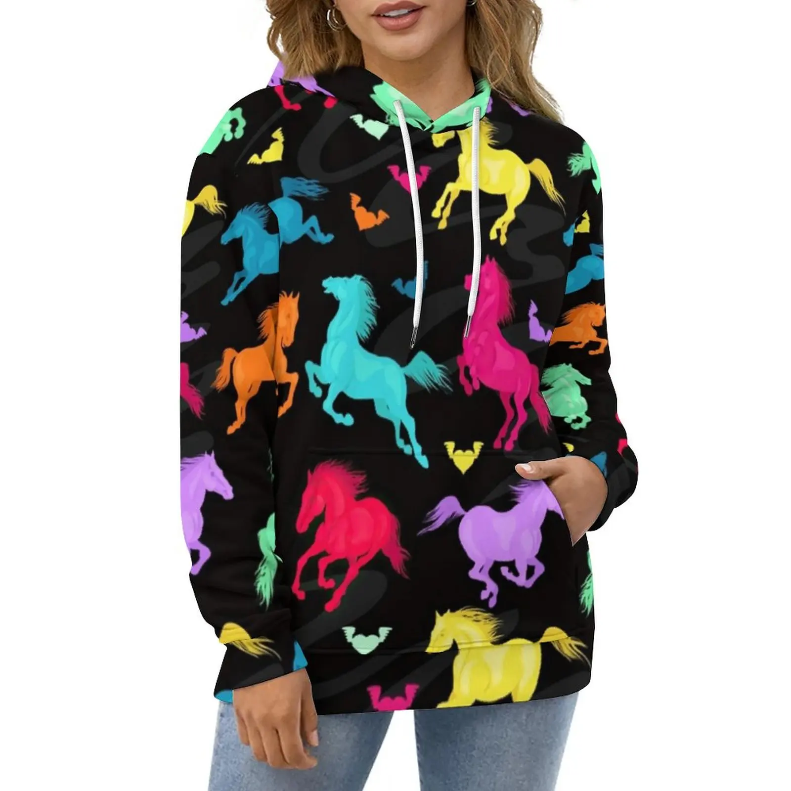 Colorful Running Horse Hoodies Cute Animal Print Classic Oversized Hoodie Couple Long-Sleeve Cute Casual Hooded Sweatshirts
Colorful Running Horse Hoodies Cute Animal Print Classic Oversized Hoodie Couple Long-Sleeve Cute Casual Hooded Sweatshirts