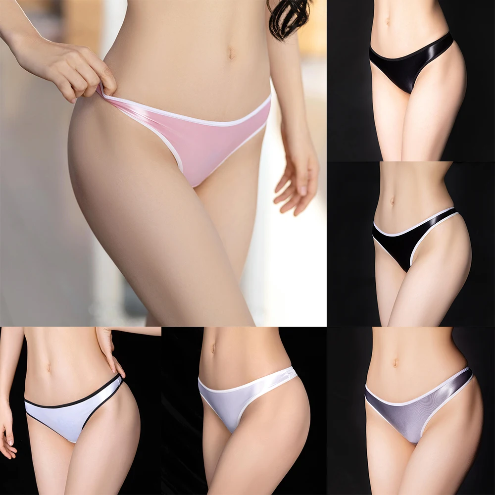 New Underwear Spandex Lingerie Low Waist Women Briefs Glossy Satin Shiny Smooth Silky Women's Knickers Solid Color Panties
New Underwear Spandex Lingerie Low Waist Women Briefs Glossy Satin Shiny Smooth Silky Women's Knickers Solid Color Panties